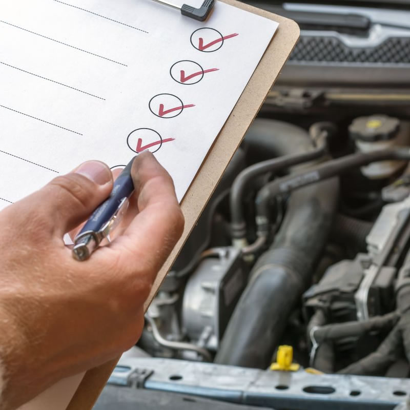 ตรวจเช็คสภาพรถ